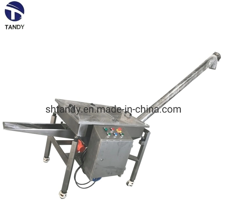 Continuous Shafted Screw Conveyor/Powder Transportion Spiral Feeder Machine