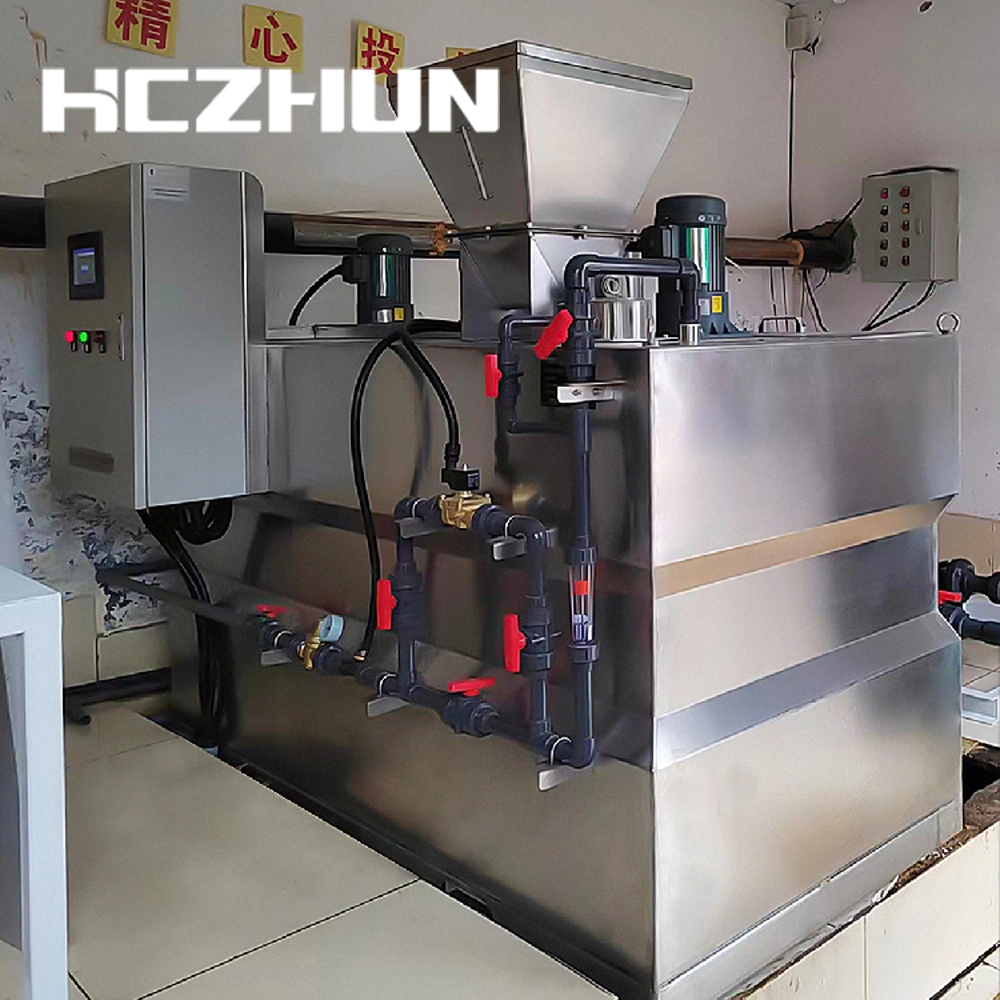 Hczhun Wastewater Treatment Water Disinfection Chemical Precipitation PAM Dosing System