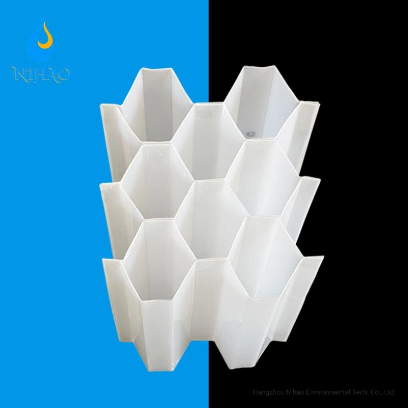 80mm Hexagonal Honeycomb Lamella Clarifiers Sheet Tube Settler / PP Inclined 1m*1m Tube Settler