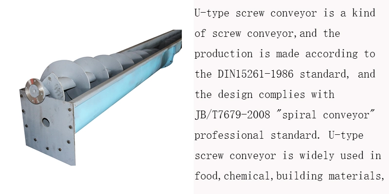 China Flexible Spiral Screw Conveyors for Chemical, Minerals