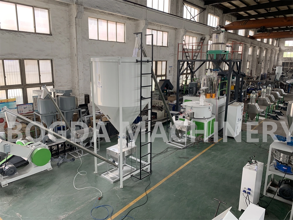 Automatic Feeding Gravimetric Dosing Batching Weighing Mixing Conveying System for PVC Compounding Mixing Small Additive