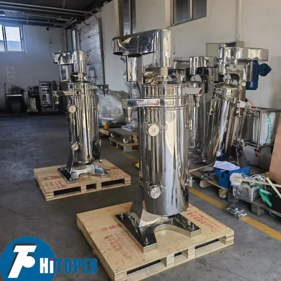 Высокоскоростная центрифуга с трубчатым барабаном, сепаратор жидких твердых веществ кокосового масла