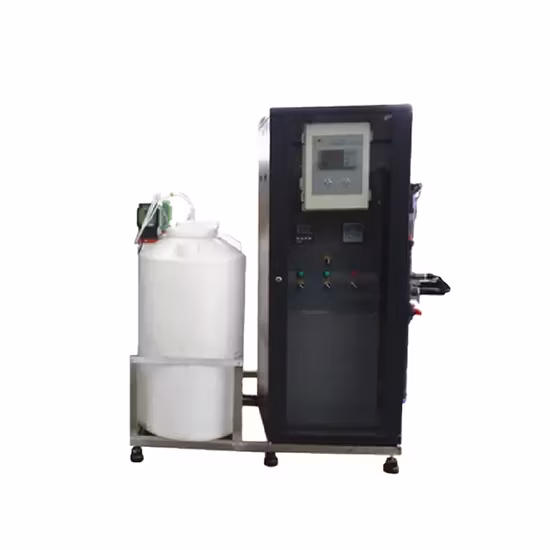 Автоматический дозатор ингибиторов коррозии и солеотложений для химических предприятий.